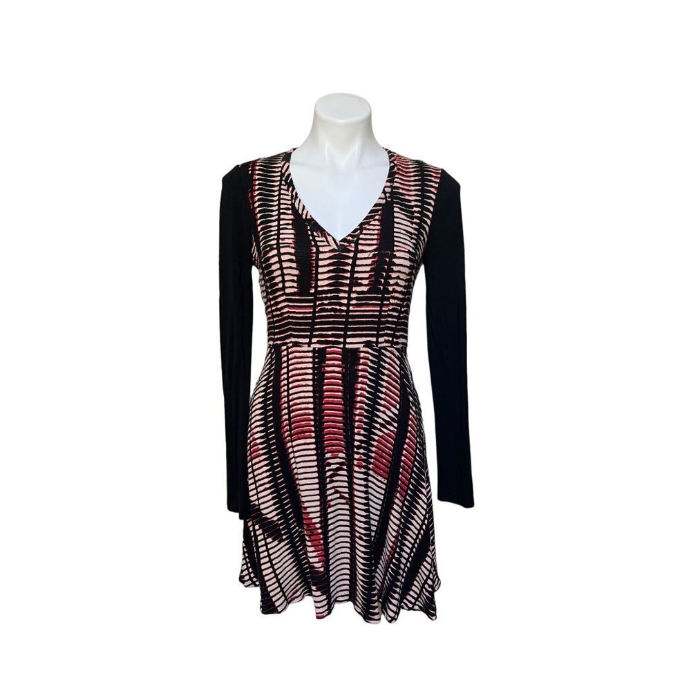 Plenty Tracy Reese Sweater Dress MOD Op Art Geometric Size 4